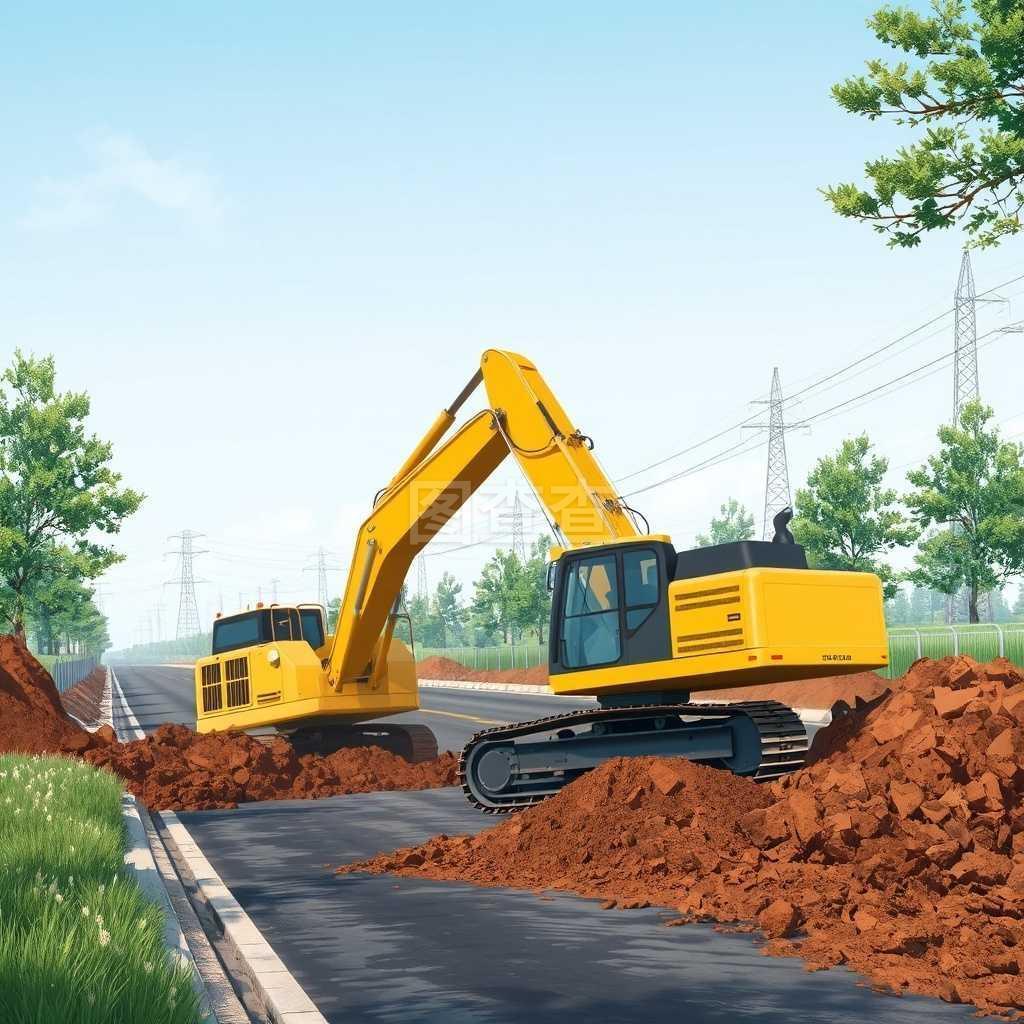 挖掘未來 道路建設中挖土機的重要角色